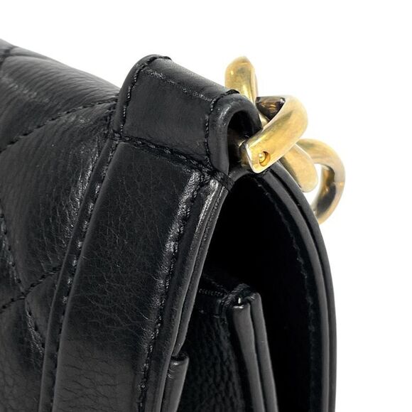 Chanel Cocomark Chain Shoulder Bag Matelasse Shoulder Bag Leather Black Ladies - Picture 8 of 11